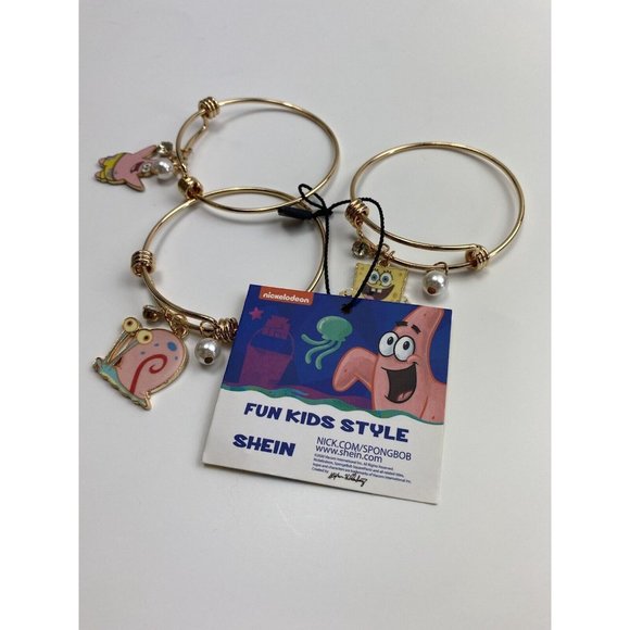 SpongeBob bracelets 3pc set SpongeBob,Gary & Patrick - Picture 9 of 11